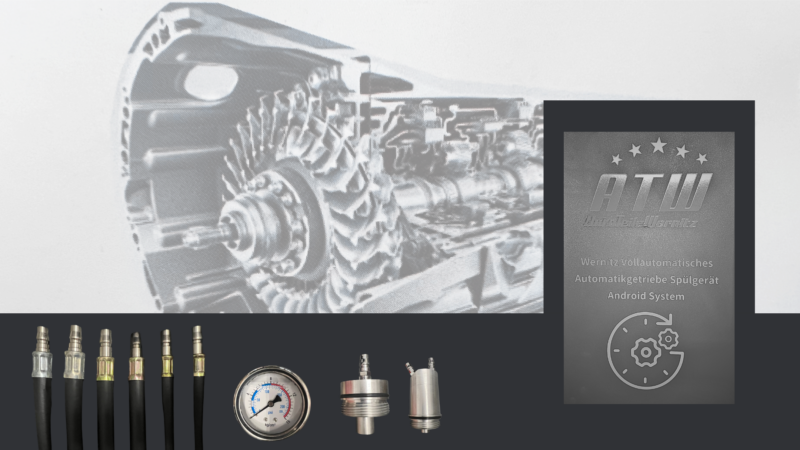 Automatikgetriebe-Ölspülgerät mit Zubehör – professionelle Wartung für optimale Fahrzeugleistung